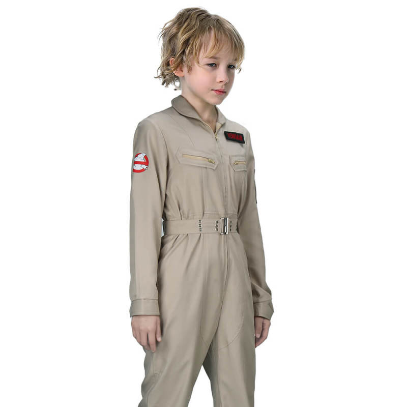 Kids Ghostbusters Uniform Flight Suit Cosplay Costume