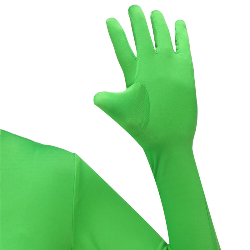 Alien Costume for Kids Green Bodysuit Halloween Cosplay