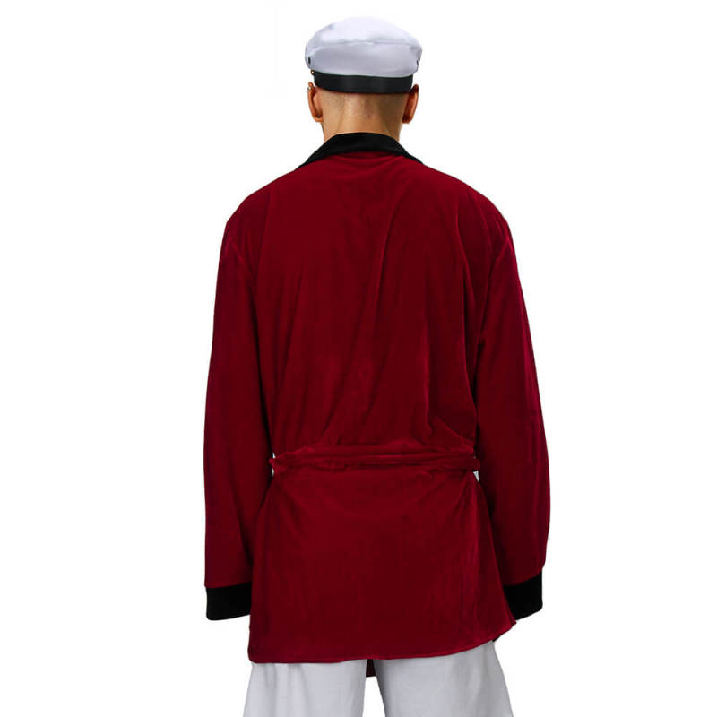 Playboy Hugh Hefner Smoking Cosplay Costume