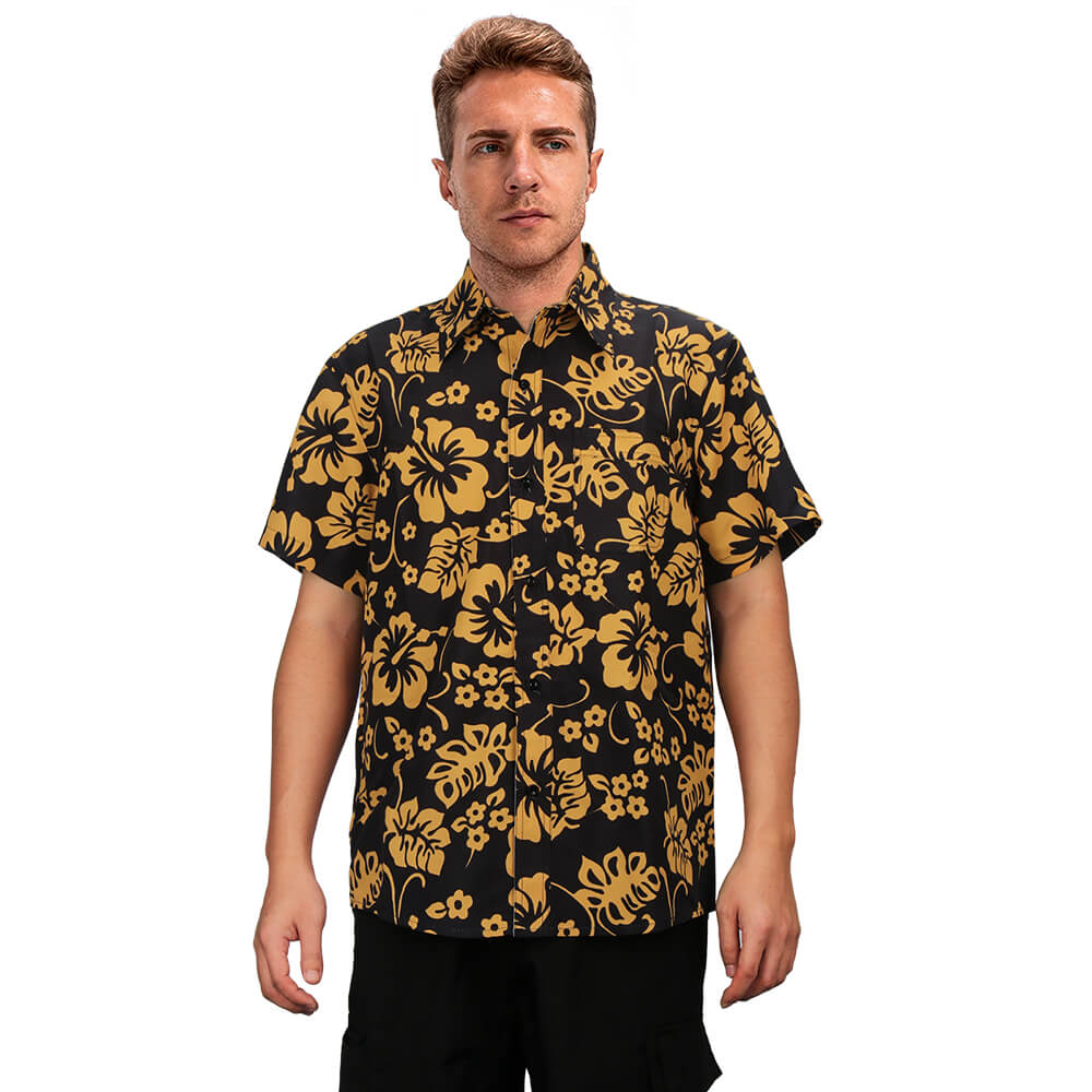 Fear and Loathing in Las Vegas Raoul Duke Hawaiian Shirt Cosplay Hallowcos
