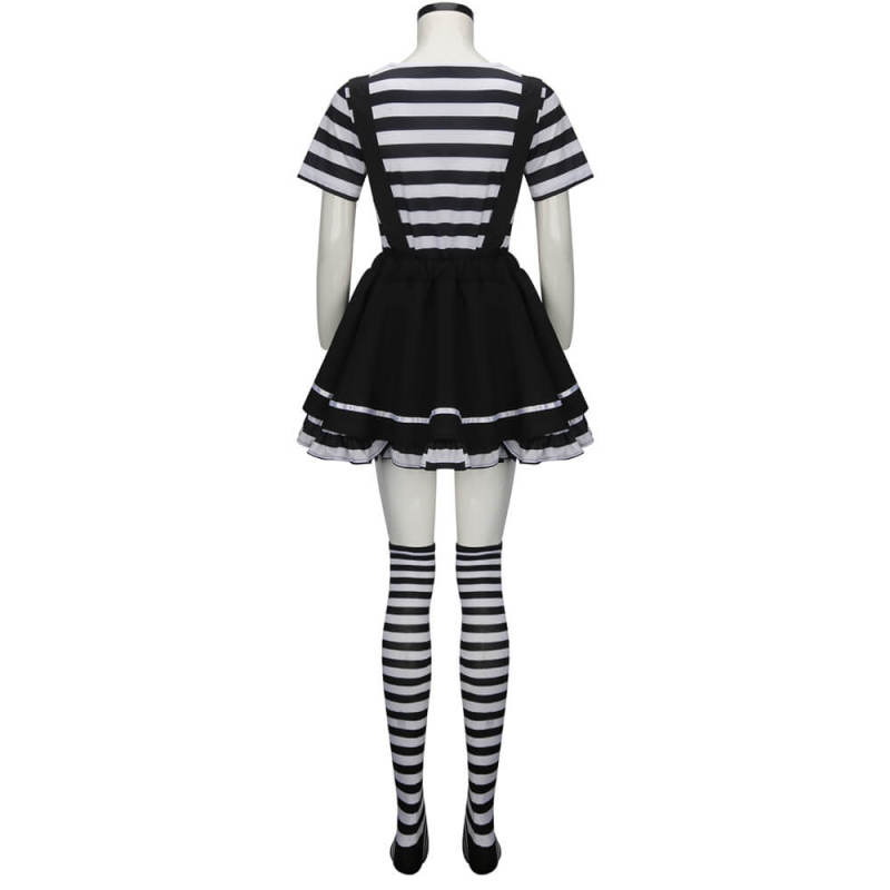 French Mime Costume Halloween Outfits for Women