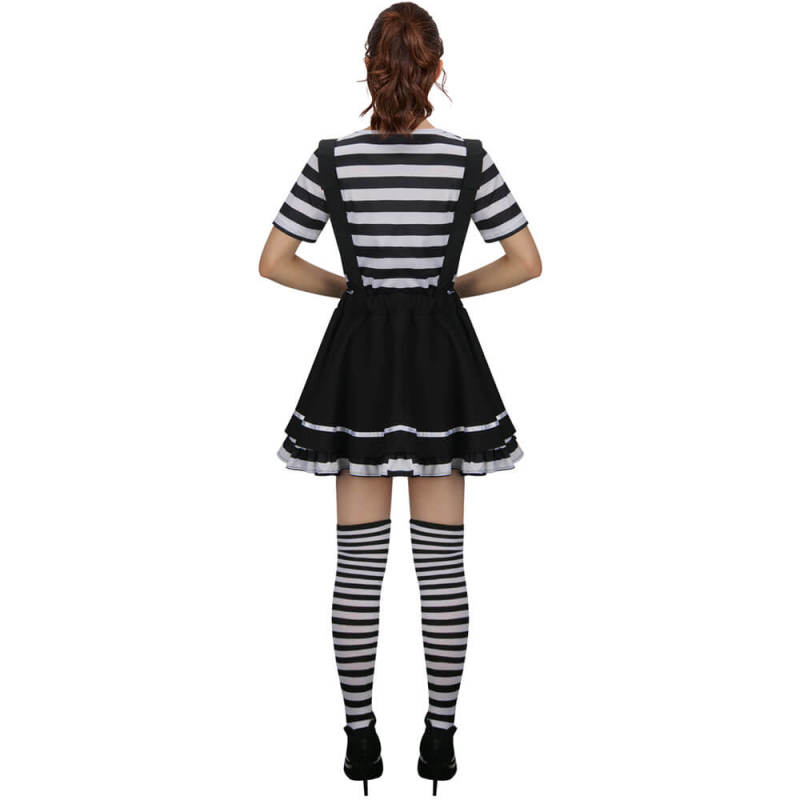 French Mime Costume Halloween Outfits for Women