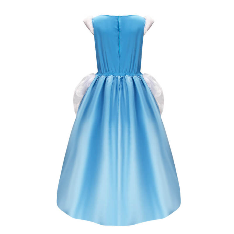 Cinderella Blue Princess Dress Cosplay Costume