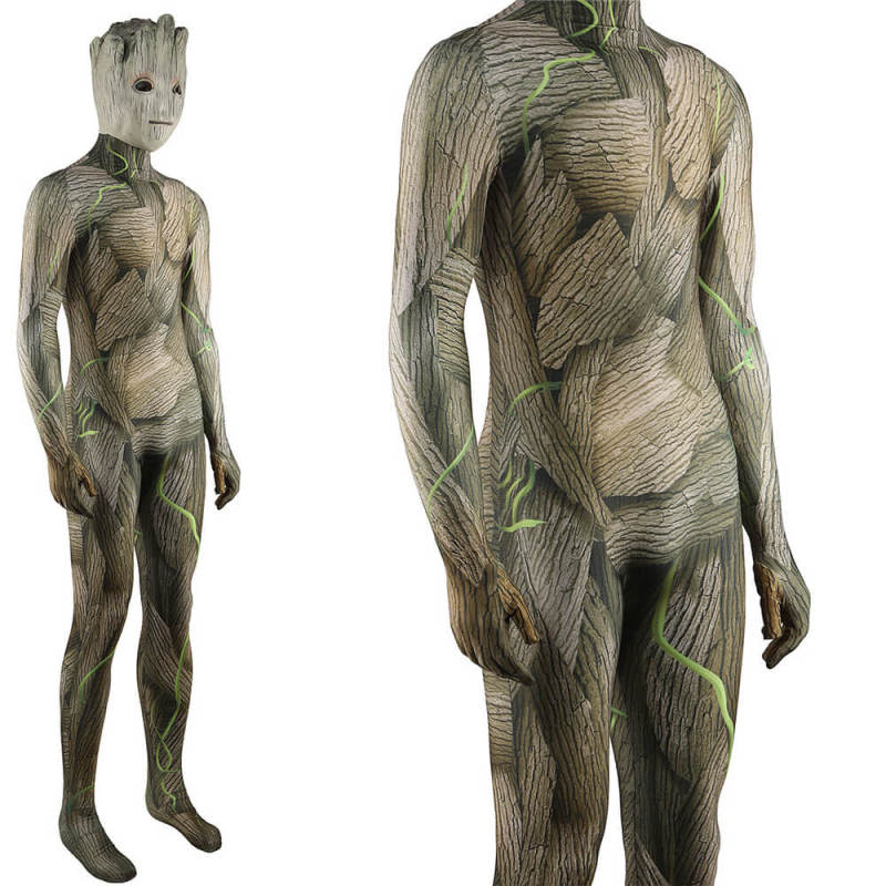 Groot Cosplay Costume with Mask Guardians of the Galaxy Vol. 3