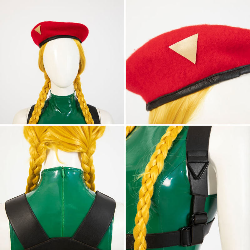 Street Fighter II Cammy White Cosplay Costume Halloween Outfits
