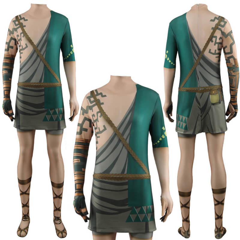 The Legend of Zelda: Tears of the Kingdom Link Cosplay Costume Spandex