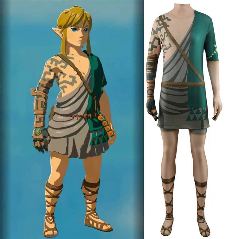 The Legend of Zelda: Tears of the Kingdom Link Cosplay Costume Spandex