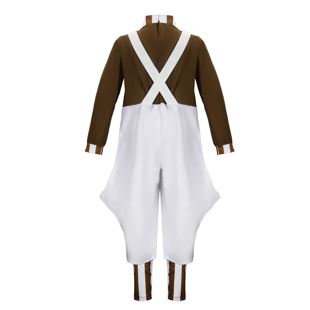 Boys Oompa Loompa Costume Willy Wonka Charlie and the Chocolate Factory