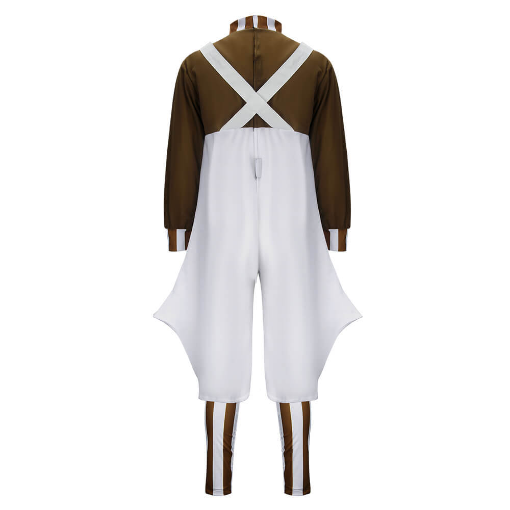 Oompa Loompa Cosplay Costume Willy Wonka Charlie and the Chocolate Factory