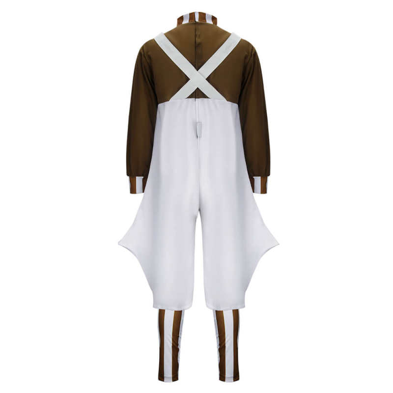 Oompa Loompa Cosplay Costume Willy Wonka Charlie and the Chocolate Factory