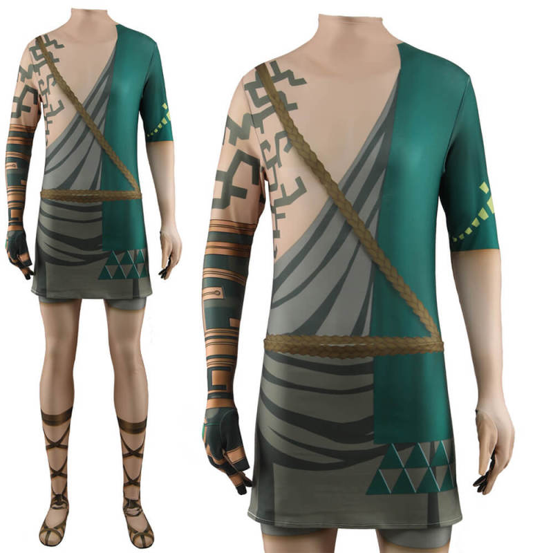 The Legend of Zelda: Tears of the Kingdom Link Cosplay Costume Spandex