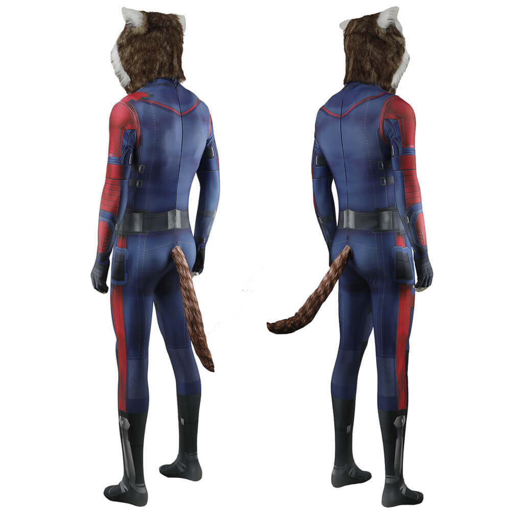 Rocket Raccoon Cosplay Costume Mask Guardians of the Galaxy Vol. 3