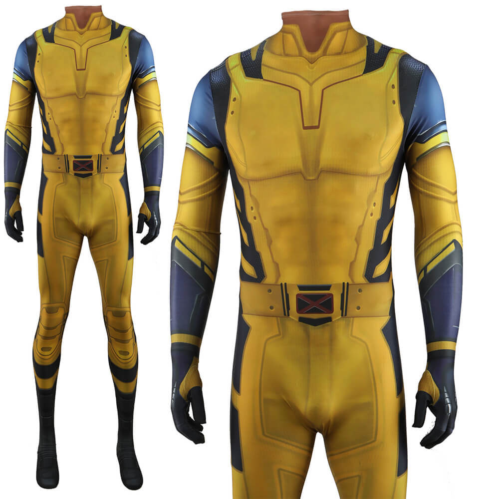 Deadpool 3 Wolverine Costume Cosplay Jumpsuit Adults Kids