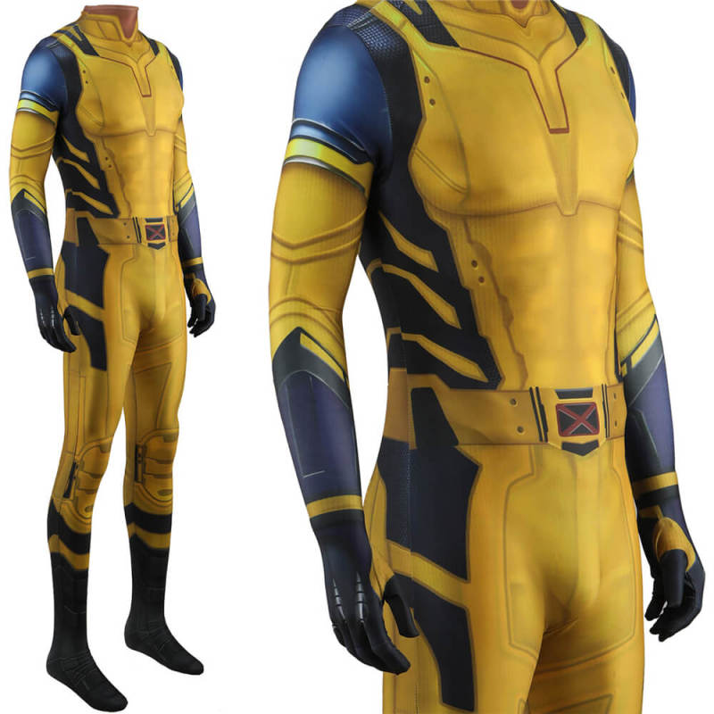 Deadpool 3 Wolverine Costume Cosplay Jumpsuit Adults Kids