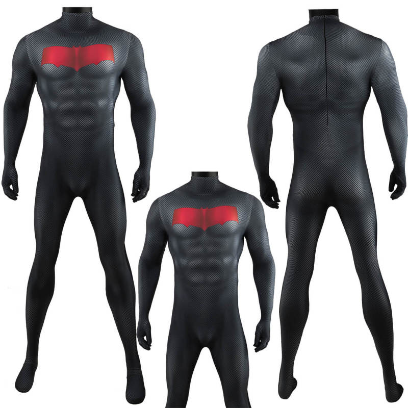Red Hood Undersuit Cosplay Costume for Adults Kids Spandex