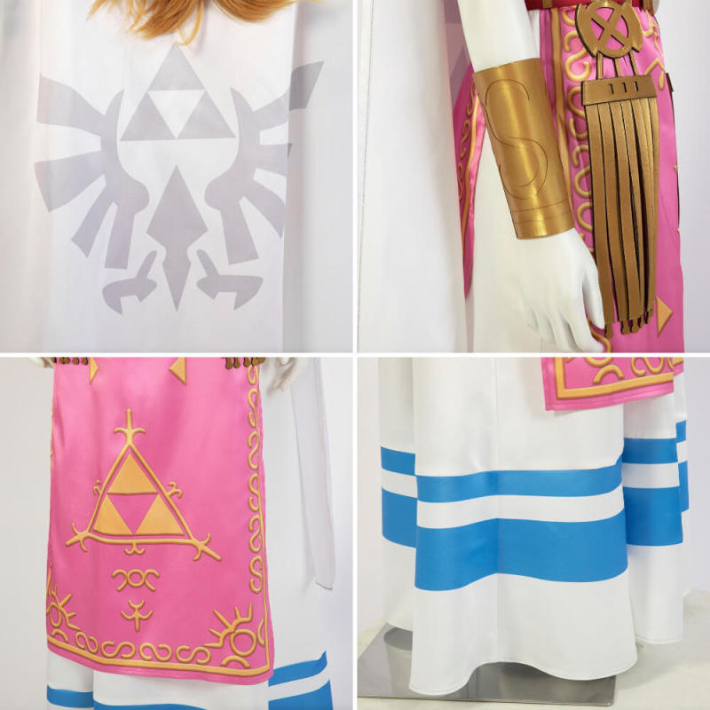 SSBM Princess Zelda Cosplay Costume Super Smash Bros. Melee