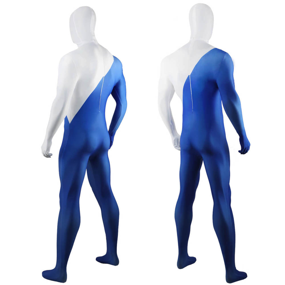 Game Pepsiman Cosplay Costume Superhero Spandex Bodysuit Mask