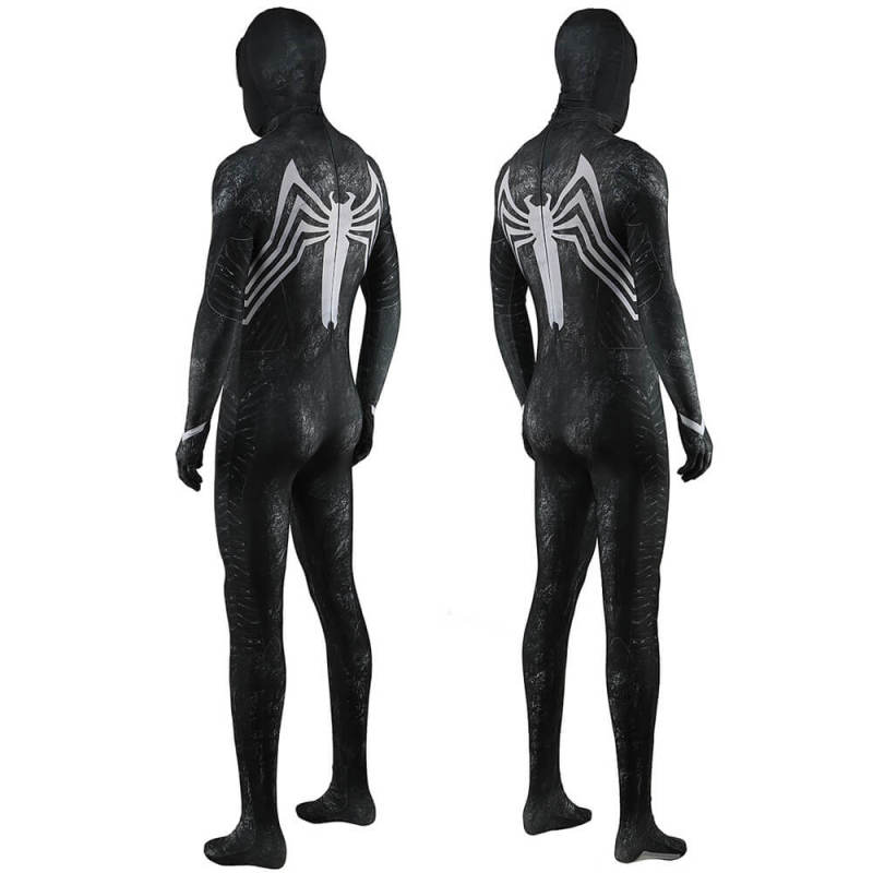 Spider-Man 2 Symbiote Suit Peter Parker Cosplay Costume