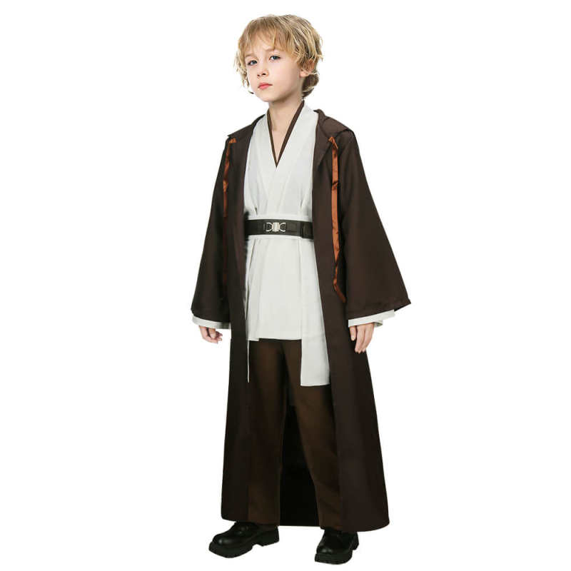 Kids Star Wars Obi Wan Kenobi Costume Jedi Halloween Cosplay