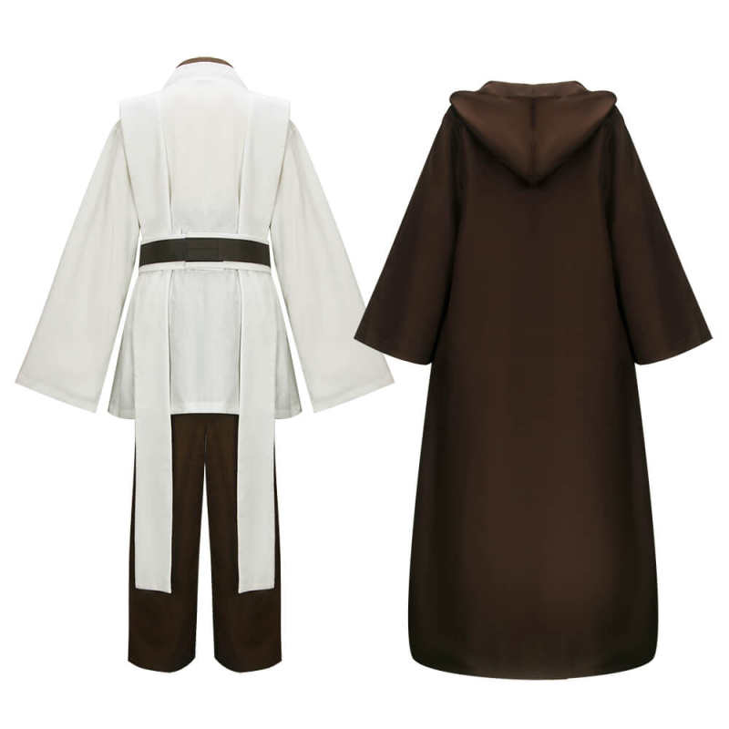 Kids Star Wars Obi Wan Kenobi Costume Jedi Halloween Cosplay