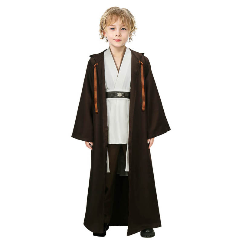 Kids Star Wars Obi Wan Kenobi Costume Jedi Halloween Cosplay