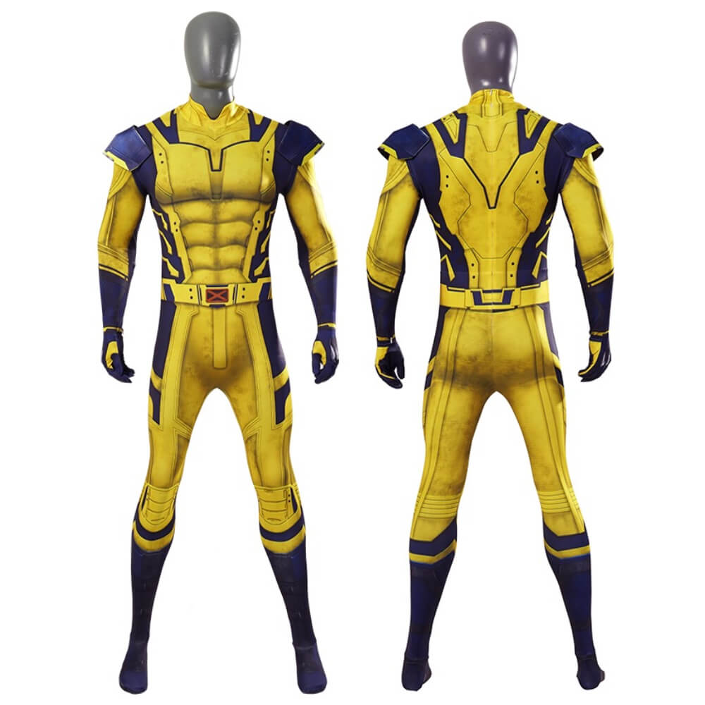 Deadpool & Wolverine Deadpool 3 Wolverine Cosplay Costume Spandex Bodysuit (In Stock)