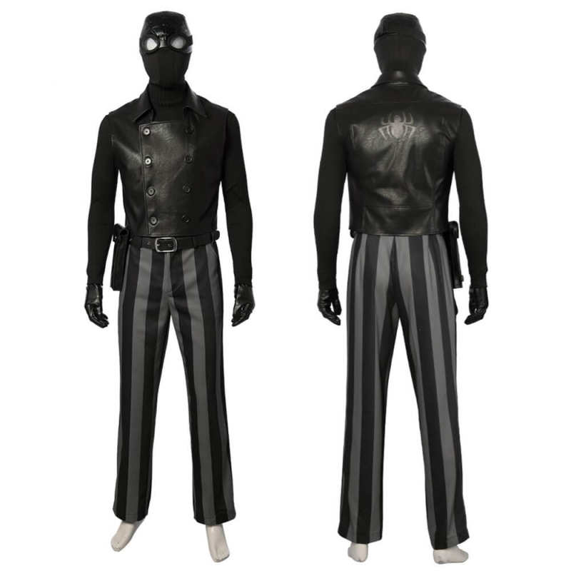 Spider-Man Noir Costume Spider-Man: Into the Spider-Verse Cosplay