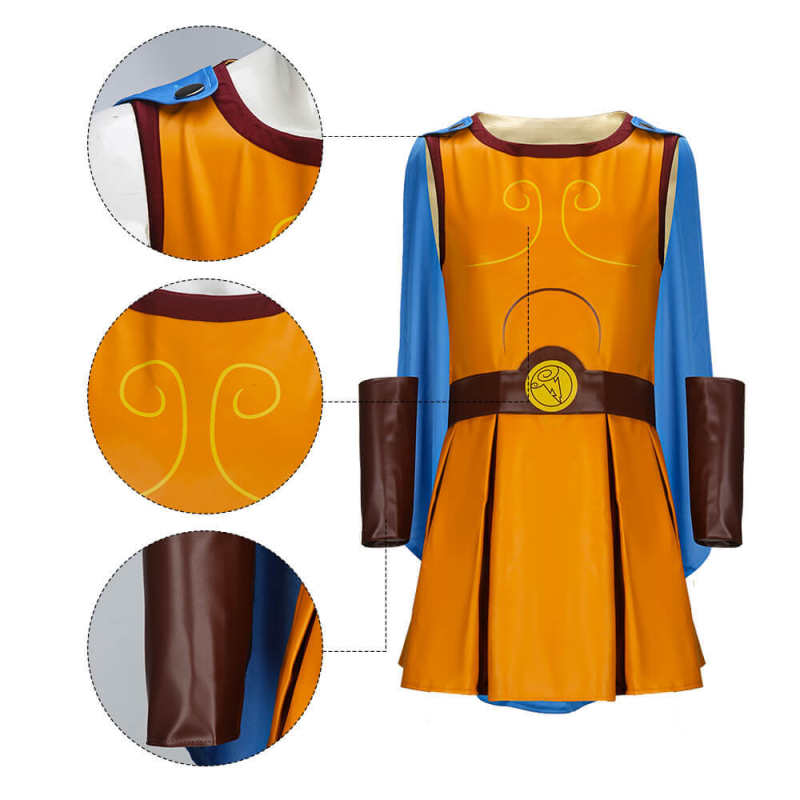 Hercules Cosplay Costume for Men Halloween Outfits