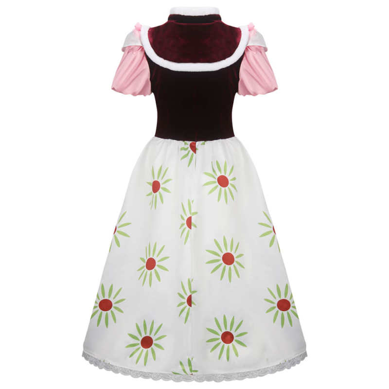 The Haunted Mansion Tightrope Girl Walker Cosplay Costume Sally Slater
