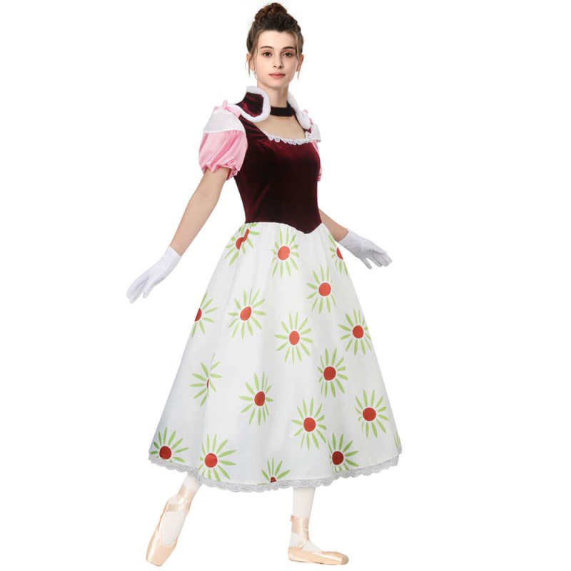 The Haunted Mansion Tightrope Girl Walker Cosplay Costume Sally Slater