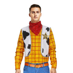 Toy Story Woody Cowboy Tops Cosplay Costume (Ready to Ship)