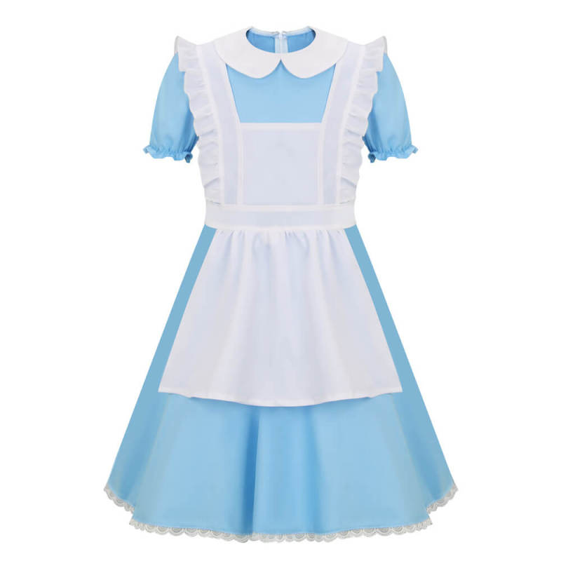Girls Alice in Wonderland Dress Cosplay Costume