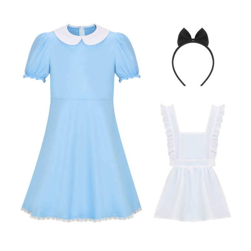 Girls Alice in Wonderland Dress Cosplay Costume