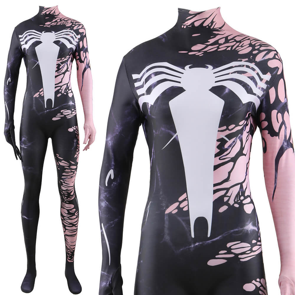 She Venom Spiderman Symbiote Cosplay Costume
