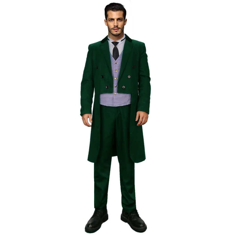Haunted Mansion Ben Matthias Owen Wilson Uniform Cosplay Costume