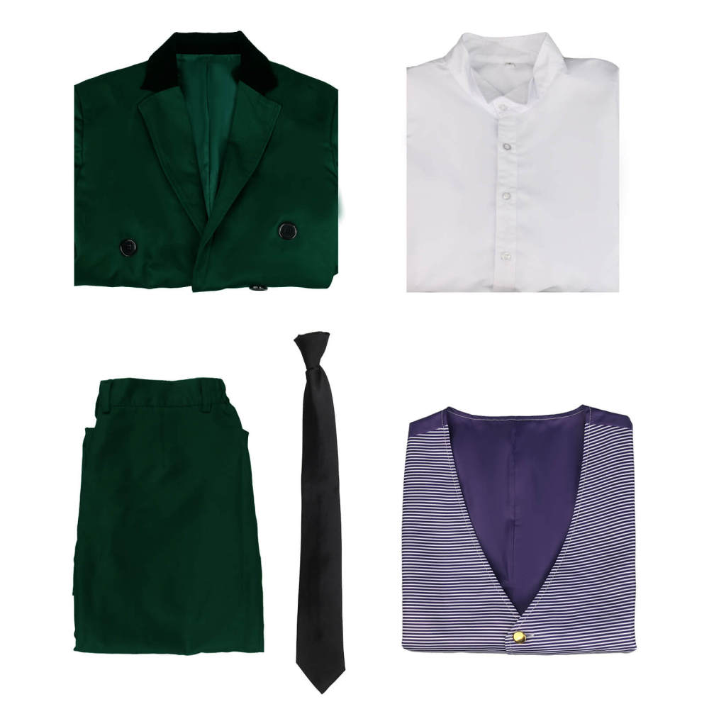 Haunted Mansion Ben Matthias Owen Wilson Uniform Cosplay Costume