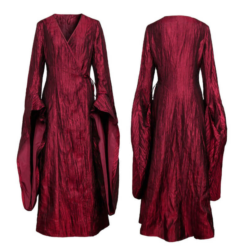 Game of Thrones Season 8 Melisandre Dress Cosplay Costume