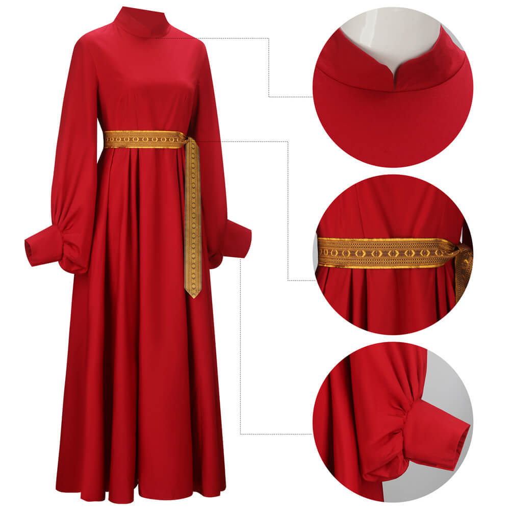 The Princess Bride Red Dress Buttercup Cosplay Costume