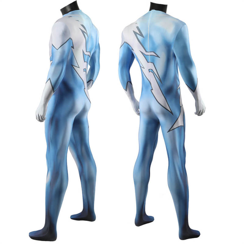 Marvel QuickSilver Costume Superhero Cosplay Bodysuit