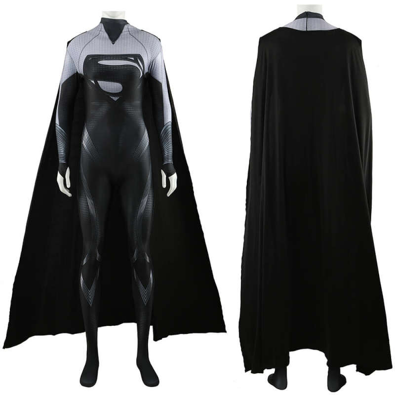 The Flash Movie Supergirl Cosplay Costume Black Adults Kids