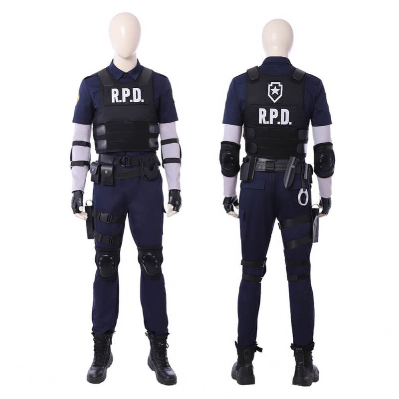 Leon Scott Kennedy Cosplay Costume-Resident Evil 2 Remake