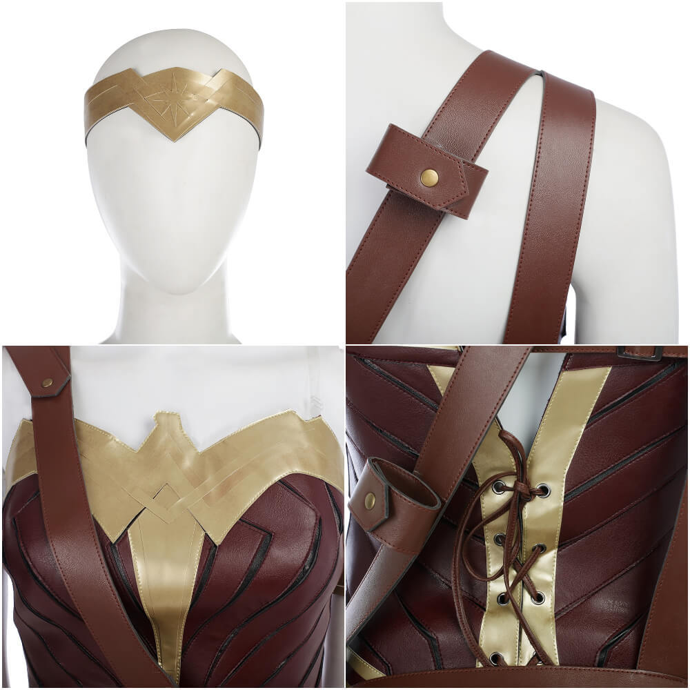 Wonder Woman Costume Diana Prince Halloween Cosplay