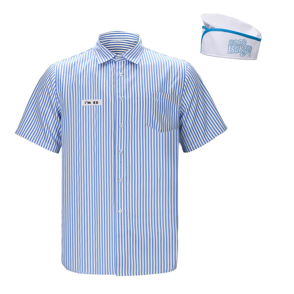 Good Burger Ed Employee Uniform Cosplay Costume