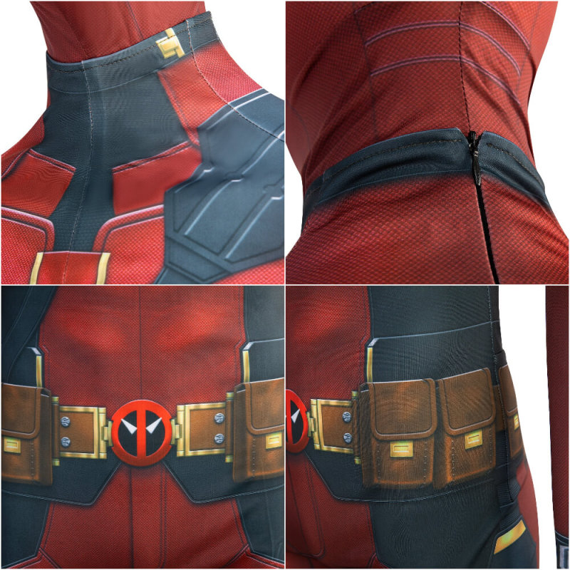 Deadpool 3 Wade Wilson Cosplay Costume Spandex Bodysuit