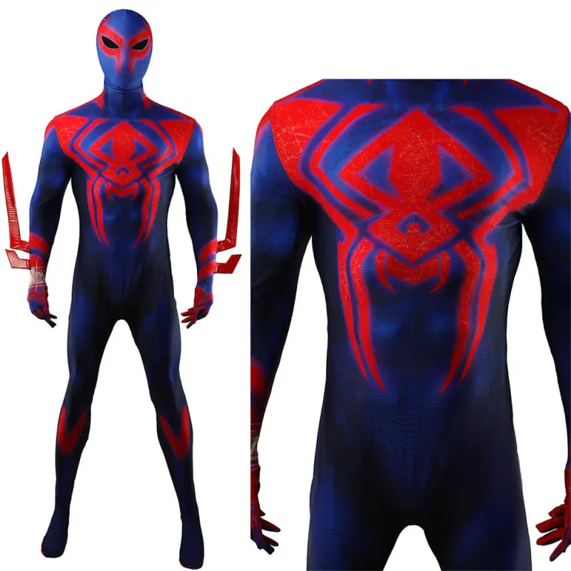 Across the Spider-Verse Spiderman 2099 Cosplay Costume Style B