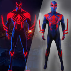 Across the Spider-Verse Spiderman 2099 Cosplay Costume Style B Adults Kids