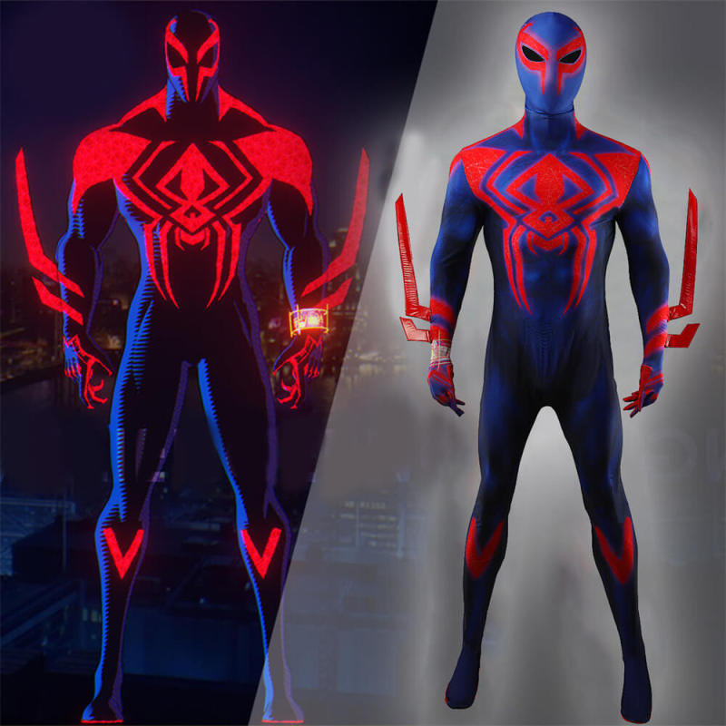 Across the Spider-Verse Spiderman 2099 Cosplay Costume Style B