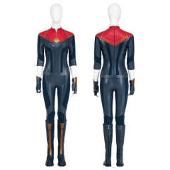 The Marvels Captain Marvel Costume Deluxe Carol Danvers Cosplay