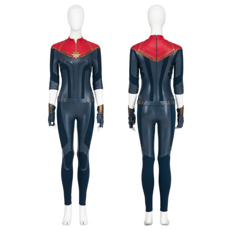 The Marvels Captain Marvel Costume Deluxe Carol Danvers Cosplay