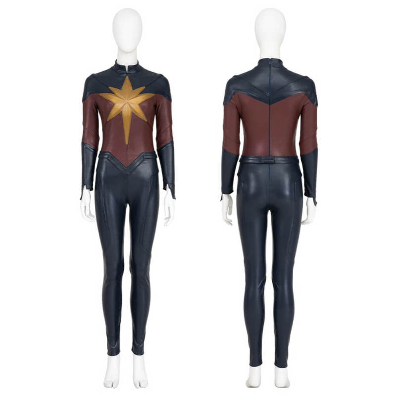 The Marvels Carol Danvers Cosplay Costume-Captain Marvel 2 Deluxe